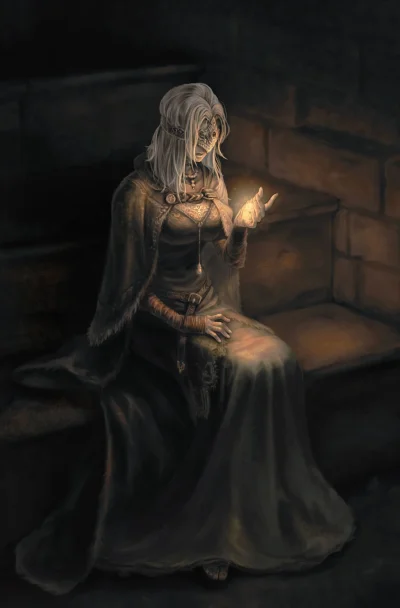 Dark Souls 3 хранительница огня арт