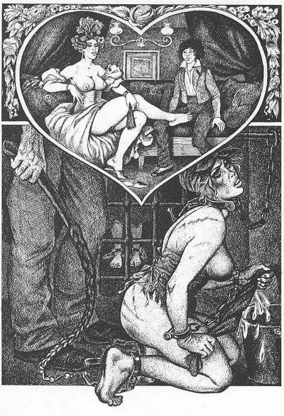 Французская эротическая гравюра 18 века - Terese