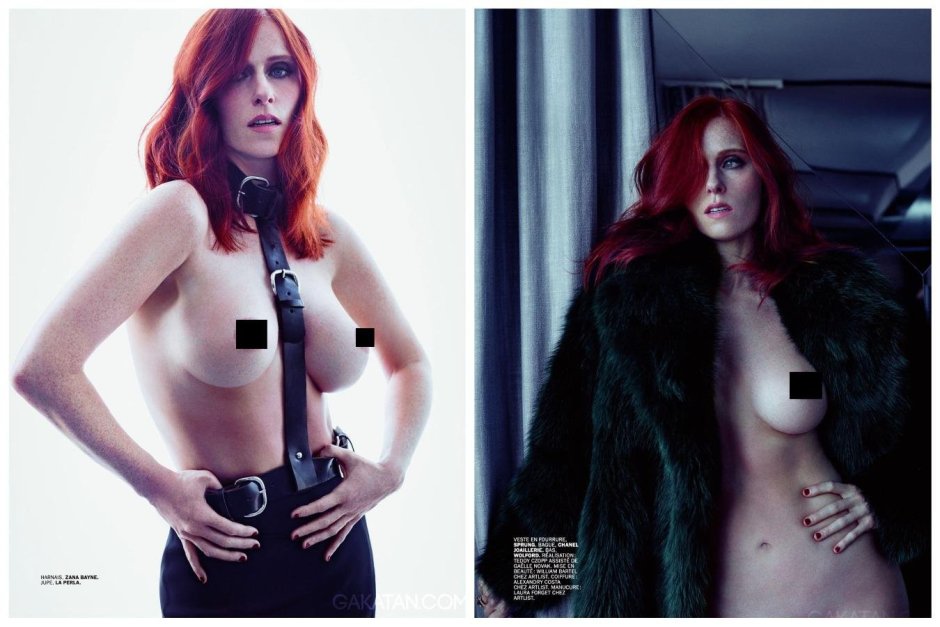 Одри Флеро в журнале lui эро