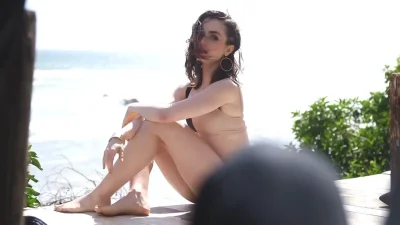 Лили Коллинз Lily Collins nude