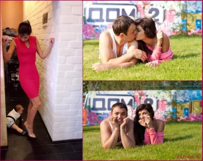 Малиновое платье