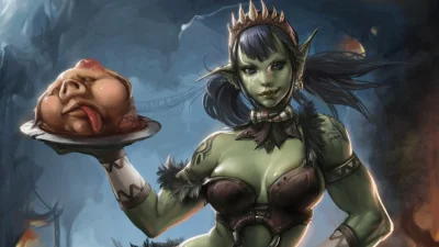 Гарона Полуорчиха косплей