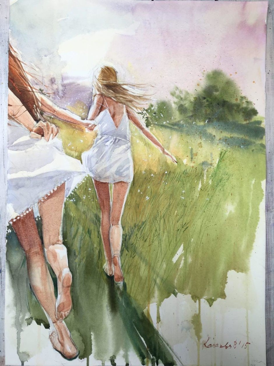 Вероника калачева акварель