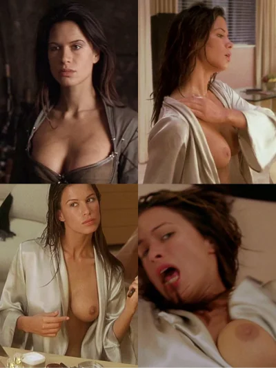 Rhona Mitra грудь