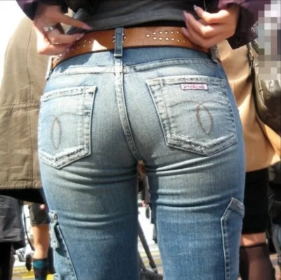 Попки в джинсах Любительское