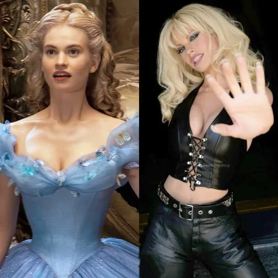 Lily James в фильме исключение ню