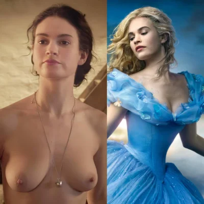 Lily James в фильме исключение ню