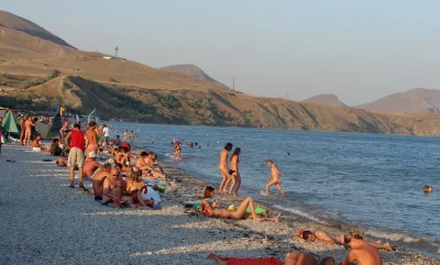 Коктебель крым нудийский пляж