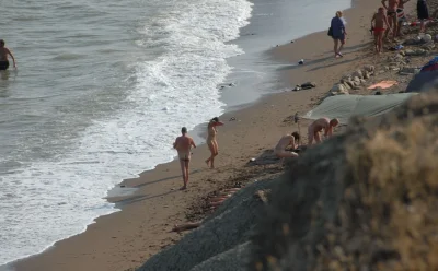 Лисья бухта Коктебель голые