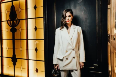 Агата Муцениеце в детстве