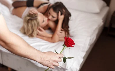 Девушка роза 3д