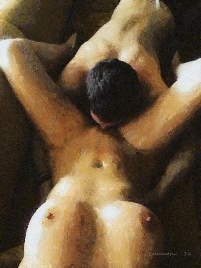 Красота женской груди поцелуи