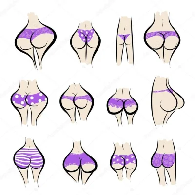 Формы женских ягодиц