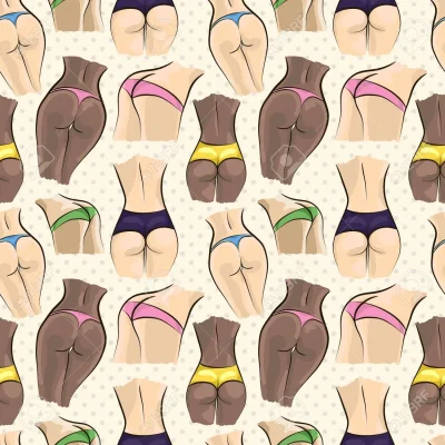 Различные формы женских ягодиц