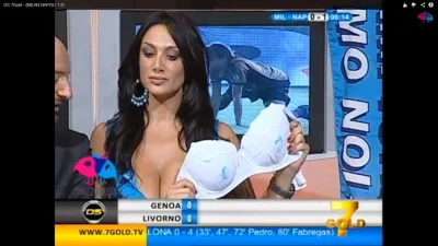 Marika Fruscio в эфире грудь