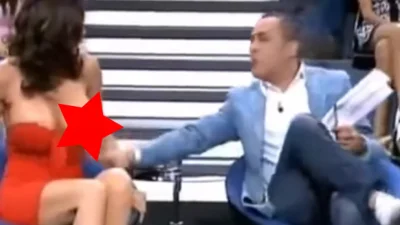 Спалила грудь в прямом эфире