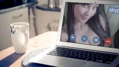 Взаимная мастурбация в скайпе