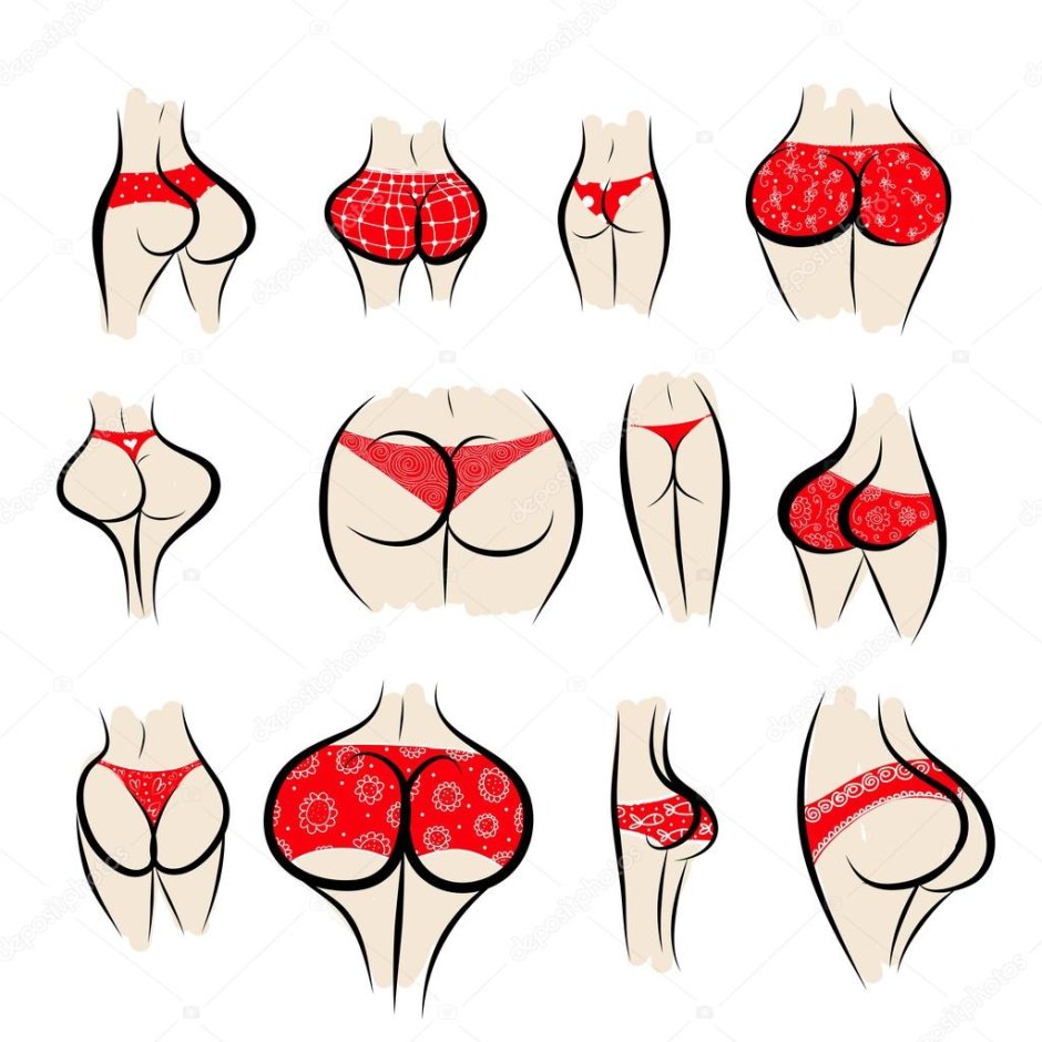 Попка сердечком