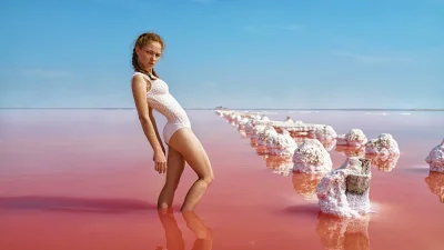 Оксана Почепа в молодости