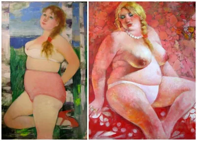 Картины толстых голых женщин