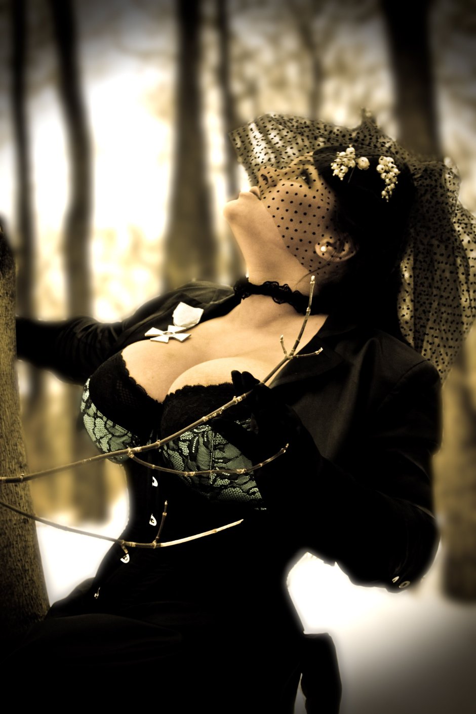 Корсет в готическом стиле