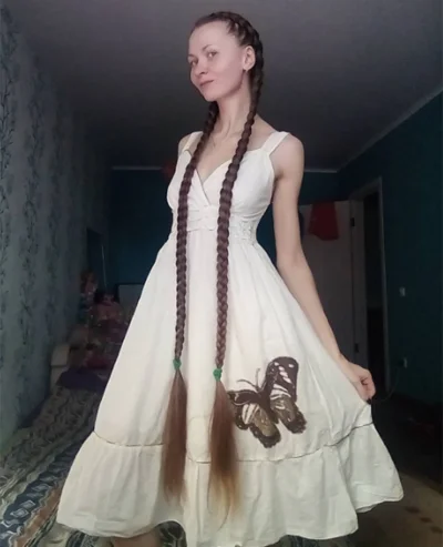 Губанова Дарья длинная коса