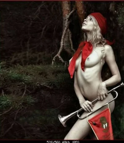 Пионерский лагерь ретро ню