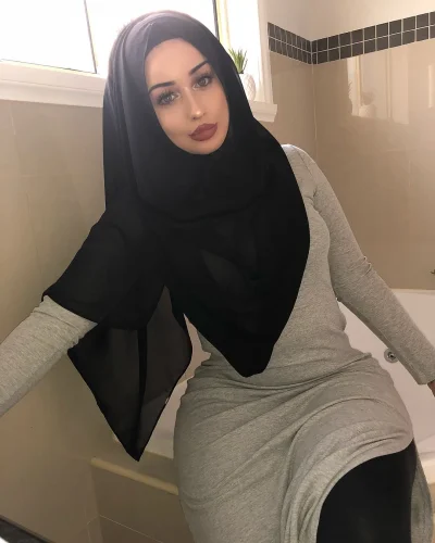 Муслим хиджабе Биг асс