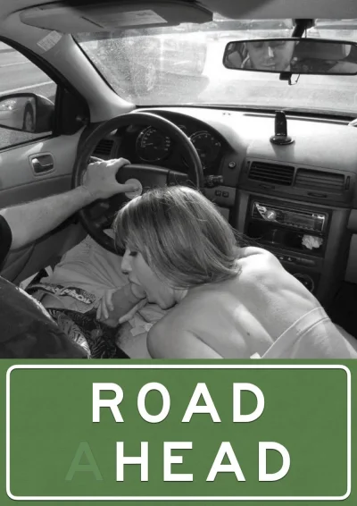 Миньет в машине за рулём