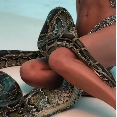 Блондинки со змеями