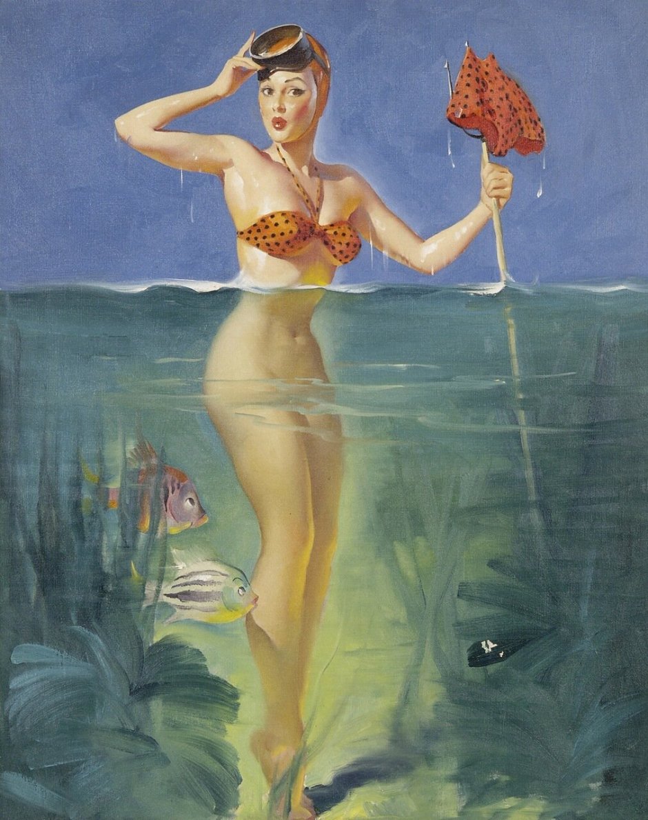 Художник дуэйн брайерс толстушка хильда