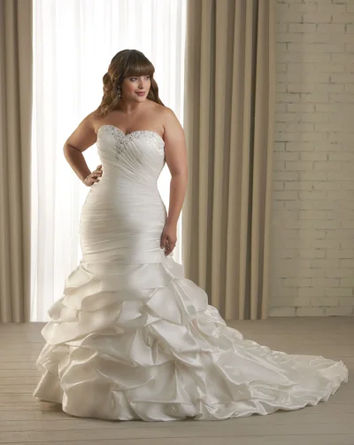 Свадебные платья для толстых девушек