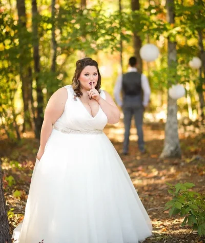 Свадебное платье для толстых невест