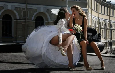 Неприличные платья невест