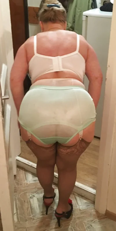 Panty girdle bbw ретро с застежкой между ног