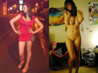 Одетые и раздетые красивые девушки