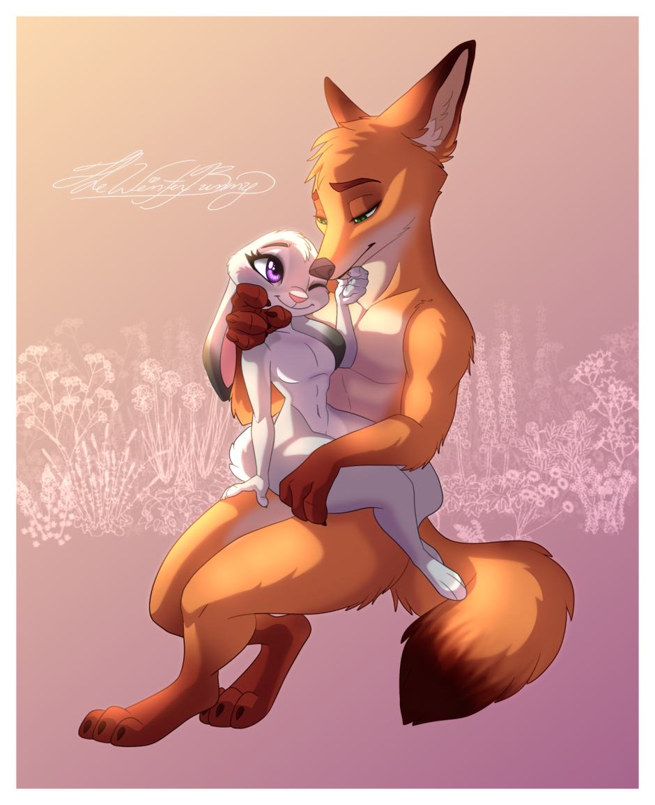 Волк и лиса фурри