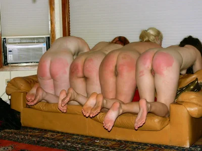 Порка голой попы женщины