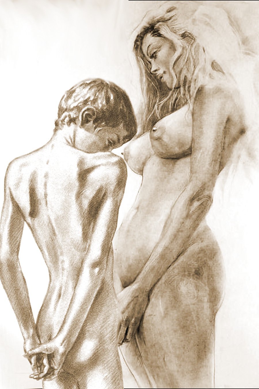 эротические рисунки голых женщин фото 80