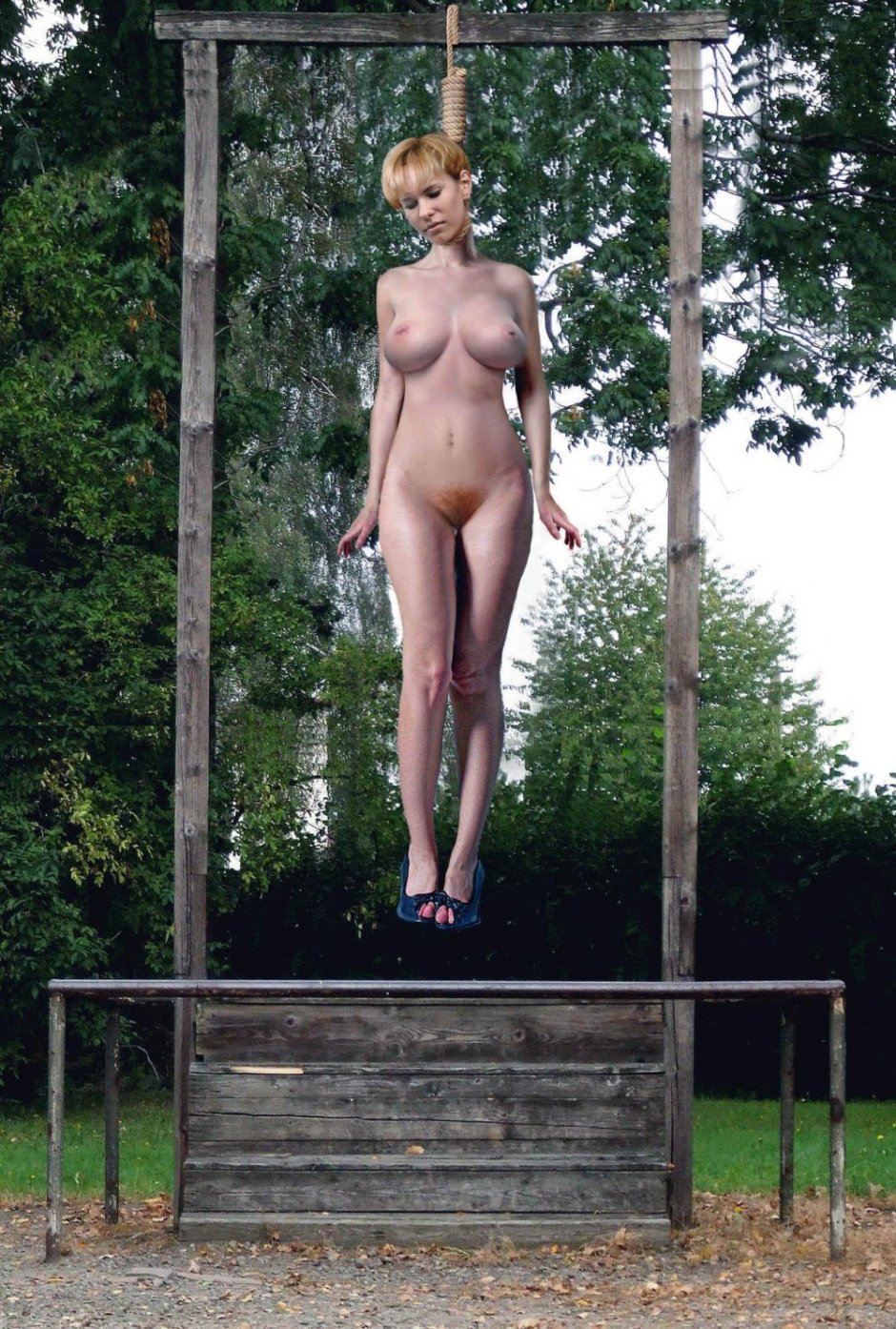 Голых женщин казнят подробно (60 фото)
