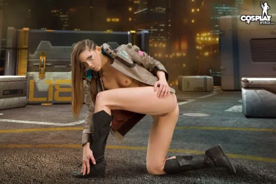 Эротический косплей киберпанк