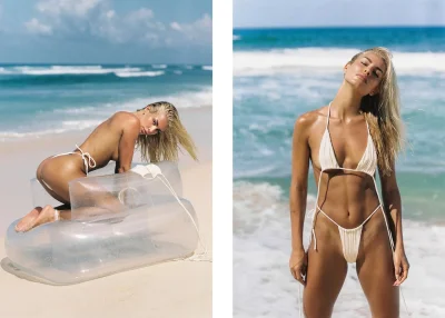 Модели в купальниках