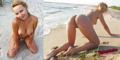 Девушки на пляже частное ню