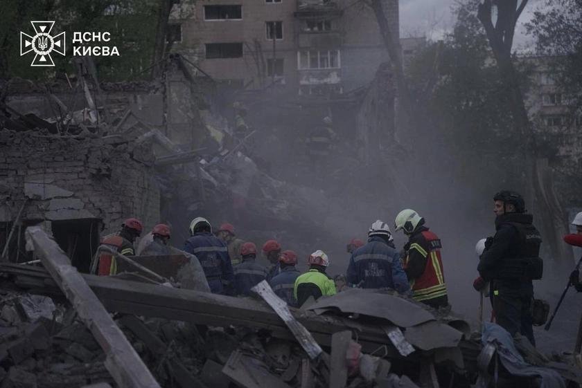 Киев обстрел