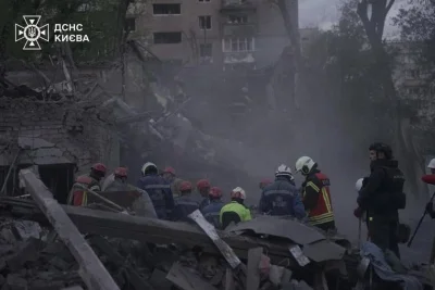 Киев обстрел