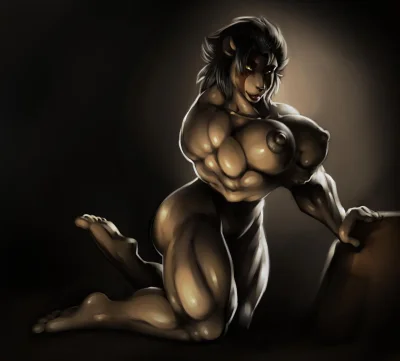 Накаченная девушка хентай