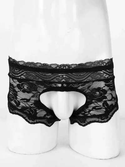 Мужские трусы с кружевом