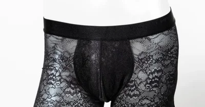 Кружевные мужские трусы