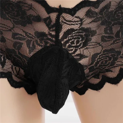 Мужские ажурные трусы