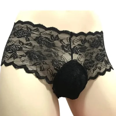 Мужские кружевные трусики